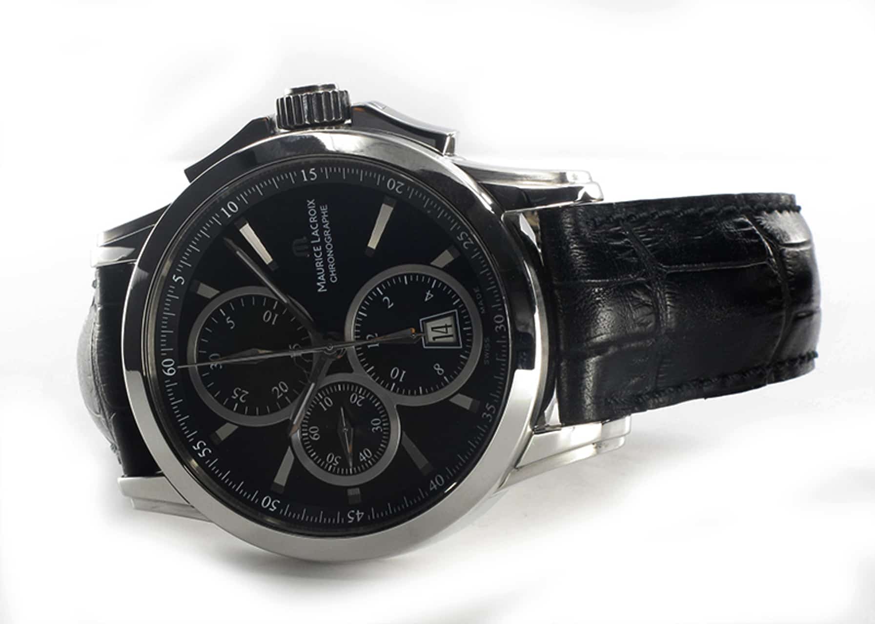 Pre Owned Maurice Lacroix Pontos Chronograph PT7538 SS001 330